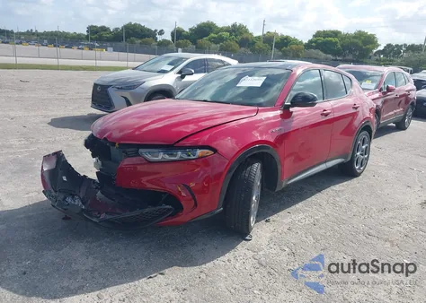 2024 Alfa Romeo Tonale Veloce Eawd из США, поврежденный, VIN ZASPATDW3R3059300